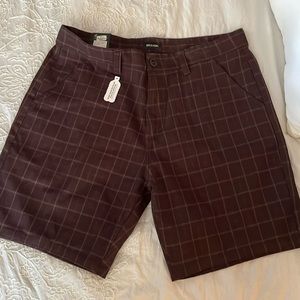 NWT Brixton Men’s short. Size 36 9” inseam, 19” out seam.